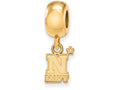 Logoart Sterling Silver Gp Navy Extra Small Dangle Bead Charm