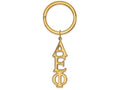 Logoart Sterling Silver Gp Alpha Epsilon Phi Key Chain