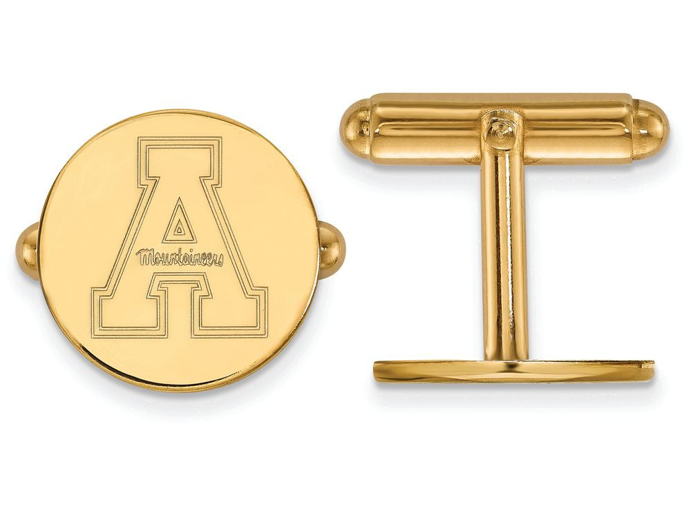 Logoart Sterling Silver Gp Appalachian State University Cuff Link
