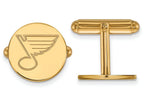 Sterling Silver Gp Nhl Logoart St. Louis Blues Cuff Links