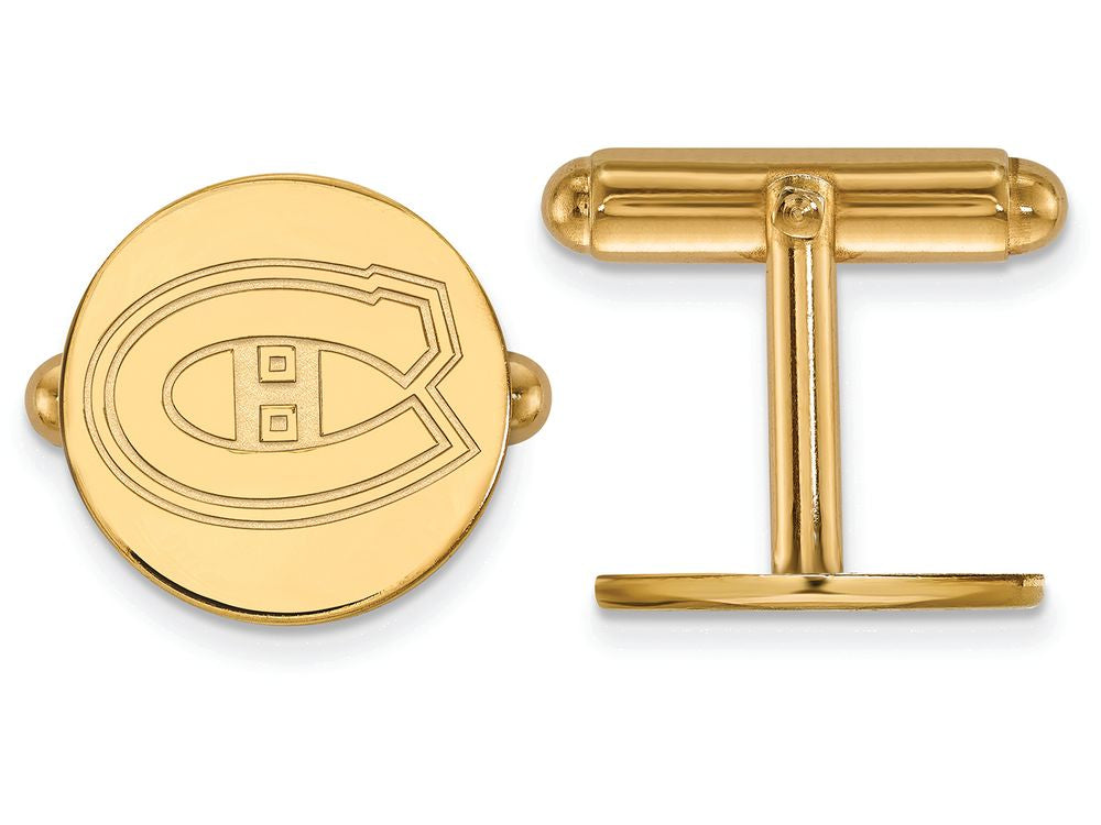 Sterling Silver Gp Nhl Logoart Montreal Canadiens Cuff Links