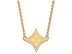 Logoart Sterling Silver Gp Furman University Large Pendant Necklace