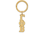 Logoart Sterling Silver Gp Gamma Phi Beta Key Chain