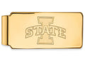 Logoart Sterling Silver Gp Iowa State University Money Clip