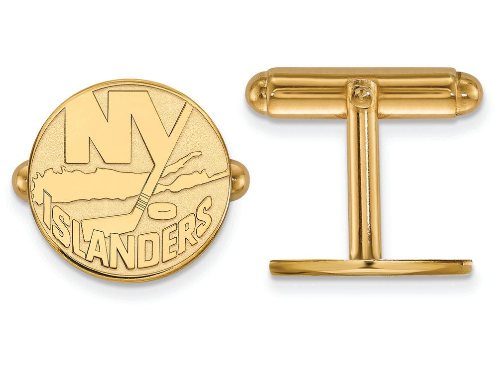 Sterling Silver Gp Nhl Logoart New York Islanders Cuff Links