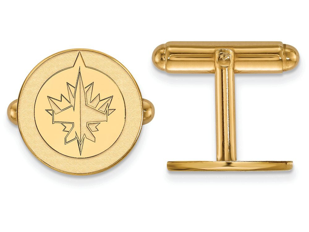 Sterling Silver Gp Nhl Logoart Winnipeg Jets Cuff Links