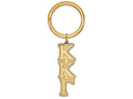 Logoart Sterling Silver Gp Kappa Kappa Gamma Key Chain