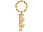 Logoart Sterling Silver Gp Kappa Kappa Gamma Key Chain