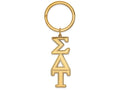 Logoart Sterling Silver Gp Sigma Delta Tau Key Chain
