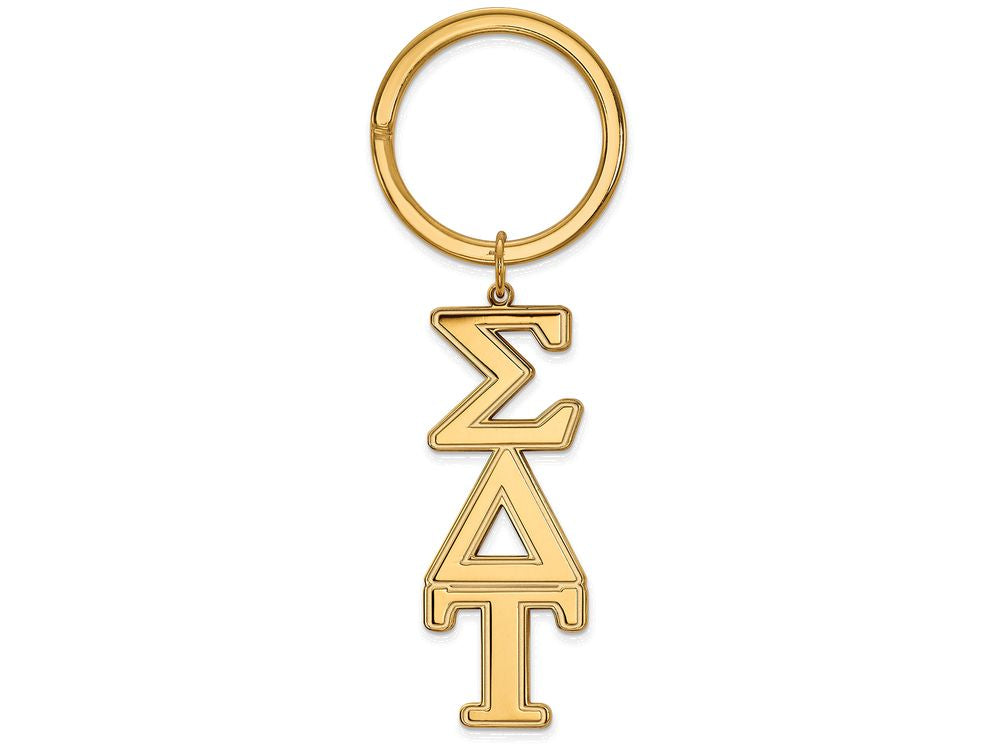 Logoart Sterling Silver Gp Sigma Delta Tau Key Chain