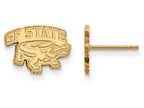 Logoart Sterling Silver Gp San Francisco State University Extra Small Post Earrings