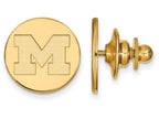 Logoart Sterling Silver Gp Michigan (univ Of) Tie Tac
