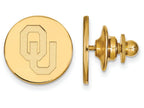 Logoart Sterling Silver Gp University Of Oklahoma Tie Tac