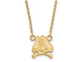 Logoart Sterling Silver Gp East Carolina University Small Pendant Necklace