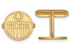 Sterling Silver Gp Nhl Logoart Edmonton Oilers Cuff Links