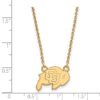 Logoart Sterling Silver Gp University Of Colorado Small Pendant Necklace