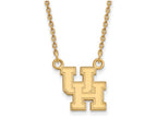Logoart Sterling Silver Gp University Of Houston Small Pendant Necklace