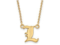 Logoart Sterling Silver Gp University Of Louisville Small Pendant Necklace