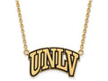 Logoart Sterling Silver Gp U Of Nevada Las Vegas Large  Enamel Pendant Necklace