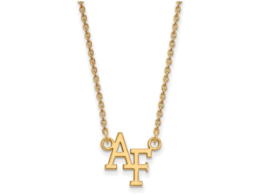 Logoart Sterling Silver Gp United States Air Force Academy Small Pendant Necklace