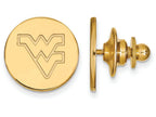 Logoart Sterling Silver Gp West Virginia University Lapel Pin