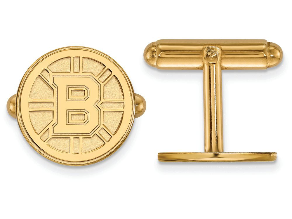 Sterling Silver Gp Nhl Logoart Boston Bruins Cuff Links