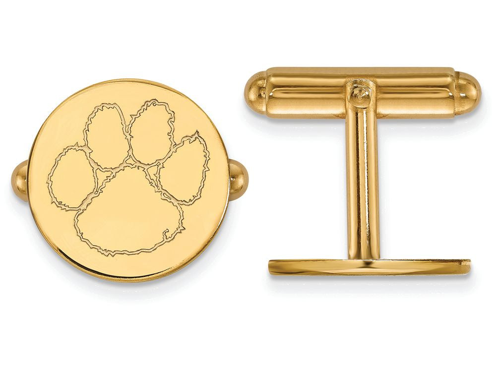 Logoart Sterling Silver Gp Clemson University Cuff Link