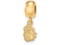 Logoart Sterling Silver Gp James Madison University Extra Small Dangle Bead Charm