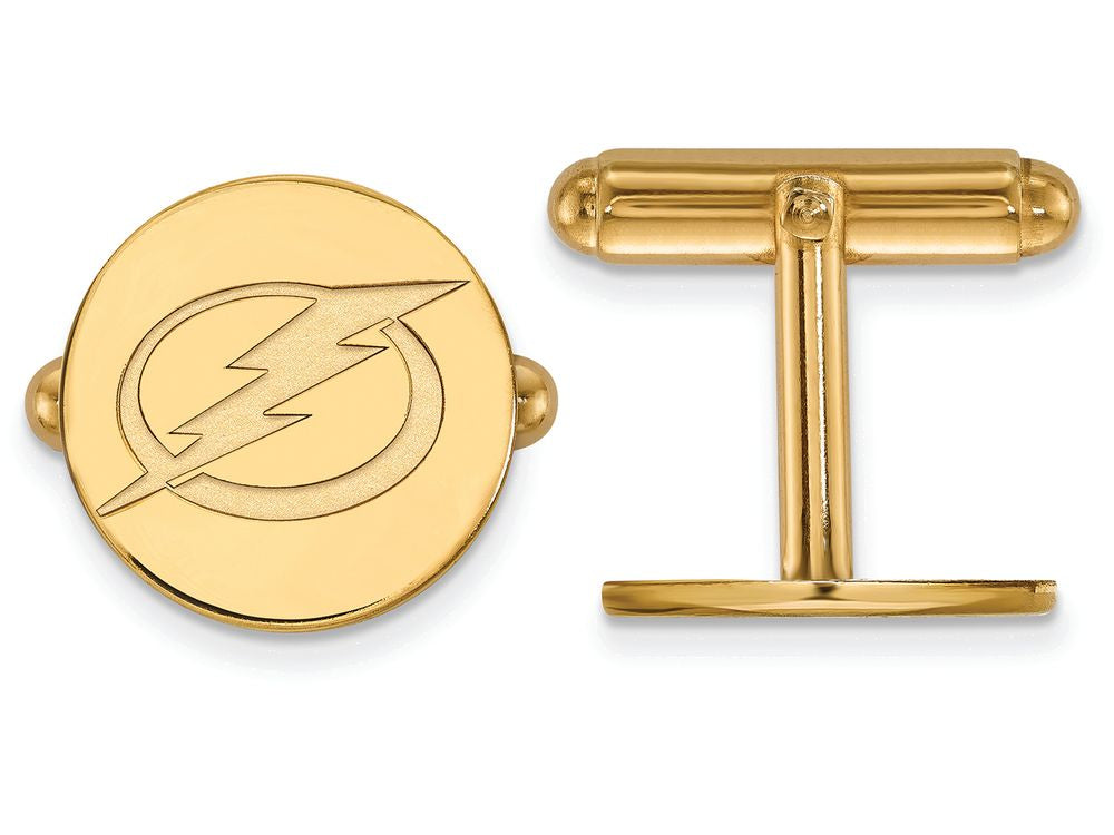 Sterling Silver Gp Nhl Logoart Tampa Bay Lightning Cuff Links