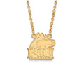 Logoart Sterling Silver Gp Northern Illinois U Medium Pendant Necklace