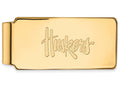 Logoart Sterling Silver Gp University Of Nebraska Money Clip