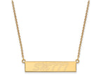 Logoart Sterling Silver Gp Southern Mississippi, University Of Small Bar Necklace