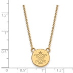 Logoart Sterling Silver Gp William And Mary Small Disc Pendant