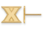 Logoart Sterling Silver Gp Xavier University Extra Small Post Earrings
