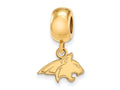 Logoart Sterling Silver Gp Montana State University Extra Small Dangle Bead Charm