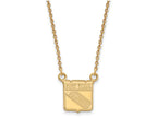 Sterling Silver Gp Nhl Logoart New York Rangers Small Pendant Necklace