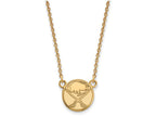 Sterling Silver Gp Nhl Logoart Buffalo Sabres Small Pendant Necklace