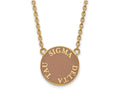 Logoart Sterling Silver Gp Sigma Delta Tau Large Enamel Pendant Necklace