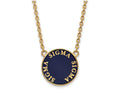 Logoart Sterling Silver Gp Sigma Sigma Sigma Large Enamel Pendant Necklace