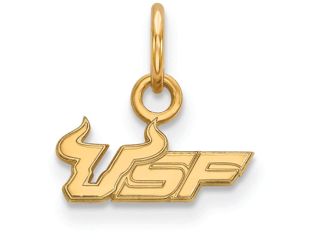 Logoart Sterling Silver Gp University Of South Florida Extra Small Pendant