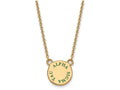 Logoart Sterling Silver Gp Alpha Sigma Tau Small Enamel Pendant Necklace