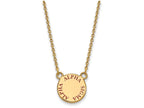 Logoart Sterling Silver Gp Alpha Sigma Alpha Small Enamel Pendant Necklace