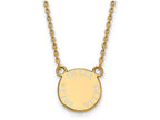 Logoart Sterling Silver Gp Delta Delta Delta Small Enamel Pendant Necklace