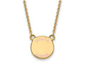 Logoart Sterling Silver Gp Delta Gamma Small Enamel Pendant Necklace
