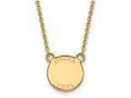 Logoart Sterling Silver Gp Delta Zeta Small Enamel Pendant Necklace