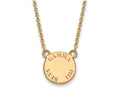 Logoart Sterling Silver Gp Gamma Phi Beta Small Enamel Pendant Necklace