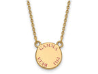 Logoart Sterling Silver Gp Gamma Phi Beta Small Enamel Pendant Necklace