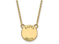 Logoart Sterling Silver Gp Kappa Delta Small Enamel Pendant Necklace
