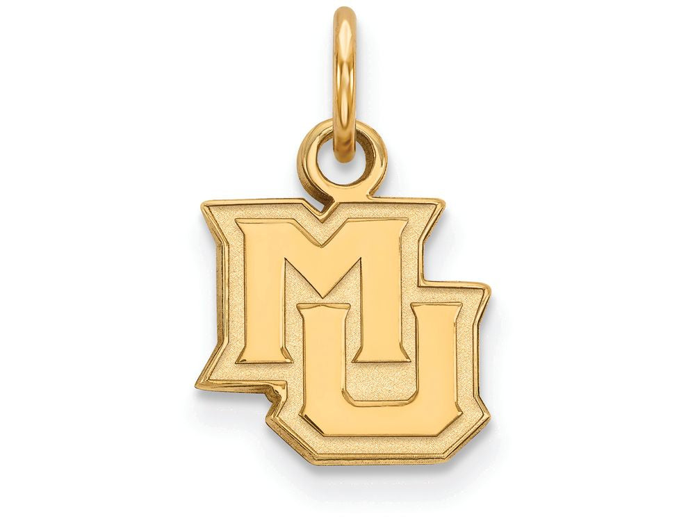Logoart Sterling Silver Gp Marquette University Extra Small Pendant