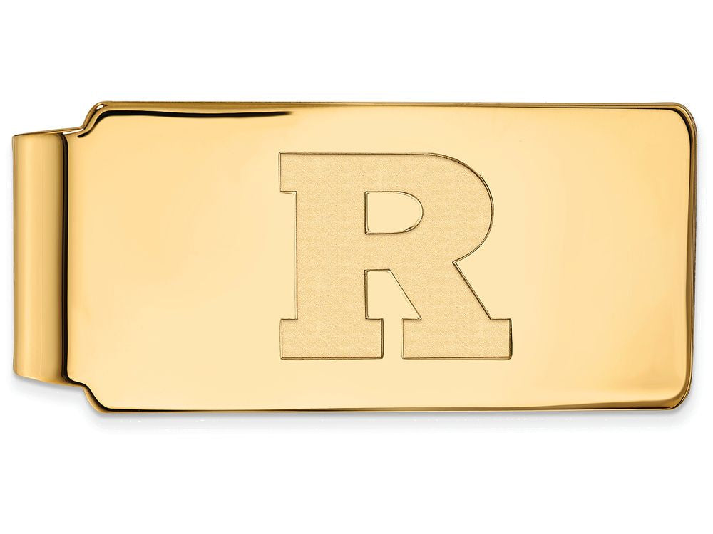 Logoart Sterling Silver Gp Rutgers Money Clip